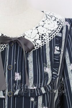 画像3: axes femme / red Labelロングワンピ M ネイビー T-25-07-24-027-AX-OP-SA-ZT