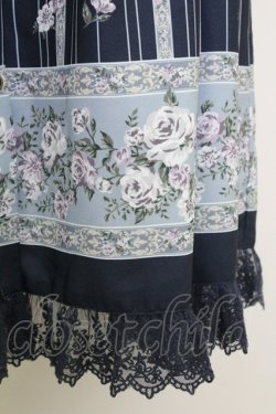 画像4: axes femme / red Labelロングワンピ M ネイビー T-25-07-24-027-AX-OP-SA-ZT