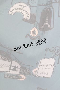 画像4: F i.n.t / 配色使いパサージュ柄ワンピース  グリーン T-25-07-24-029-CA-OP-SA-ZI