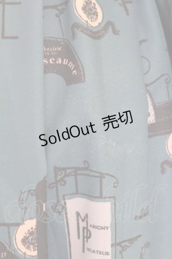 画像5: F i.n.t / 配色使いパサージュ柄ワンピース  グリーン T-25-07-24-029-CA-OP-SA-ZI
