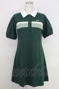 Fi.n.t / ラガーポロミニワンピース  グリーン T-25-07-24-030-CA-OP-SA-ZI