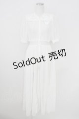an another angelus / レースヨークチュールガウンワンピース  オフホワイト T-25-07-24-035-CA-OP-SA-ZI