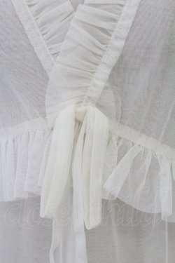 画像4: axes femme / レイヤード用チュールワンピース  オフホワイト T-25-07-24-036-AX-OP-SA-ZT
