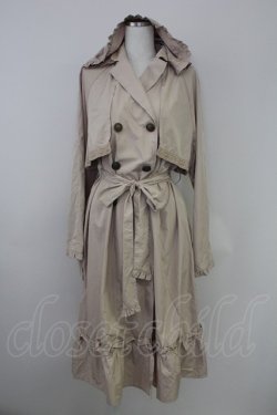 画像1: axes femme / 3WAYトレンチコート  ピンクベージュ T-25-07-24-037-AX-CO-SA-ZT