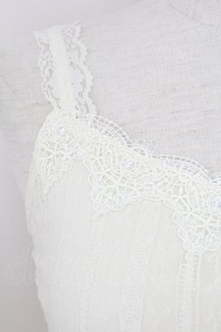 画像3: axes femme / レースキャミソール  アイボリー T-25-07-24-004-AX-TO-SA-ZT