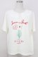 画像1: axes femme / 襟付クリームソーダ柄Tシャツ  アイボリーＸ白 T-25-07-24-005-AX-TS-SA-ZT (1)