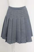 Fi.n.t / プリーツミニスカパン  グレー T-25-07-24-042-CA-PA-SA-ZT