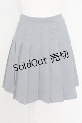 Fi.n.t / プリーツミニスカパン  グレー T-25-07-24-042-CA-PA-SA-ZI