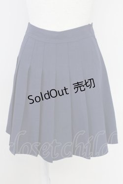 画像1: Fi.n.t / プリーツミニスカパン  ネイビー T-25-07-24-043-CA-PA-SA-ZI