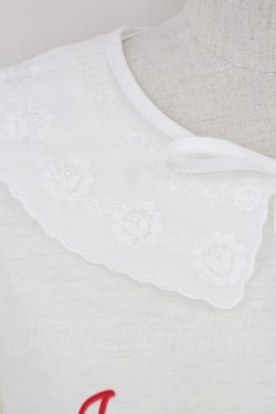 画像3: axes femme / 襟付クリームソーダ柄Tシャツ  アイボリーＸ白 T-25-07-24-005-AX-TS-SA-ZT