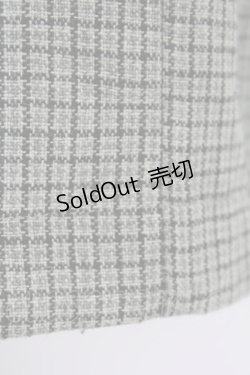 画像6: Fi.n.t / チェックハイウエストショートパンツ  グレー T-25-07-24-044-CA-PA-SA-ZI