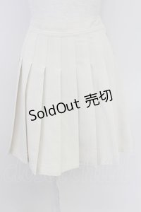 Fi.n.t / プリーツミニスカパン  アイボリー T-25-07-24-045-CA-PA-SA-ZI