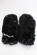 Angelic Pretty / ドラマティックファーミトン  黒Ｘ白 T-25-07-24-050-AP-ZA-SA-ZT