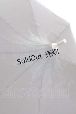画像2: BABY,THE STARS SHINE BRIGHT / ハートレースプリント折り畳みアンブレラ  黒 T-25-07-24-051-BA-ZA-SA-ZI