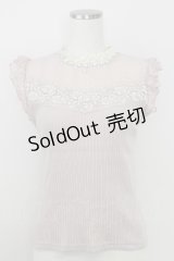 axes femme / ビスチェ切替ノースリインナー M ピンク T-25-07-24-009-AX-TO-SA-ZI