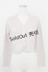 an another angelus / カリグラフィーローズプリント釦カーディガン  ピンク T-25-07-24-010-CA-TO-SA-ZI