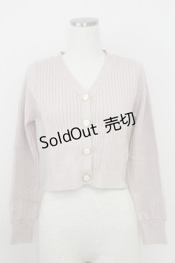 画像1: an another angelus / カリグラフィーローズプリント釦カーディガン  ピンク T-25-07-24-010-CA-TO-SA-ZI