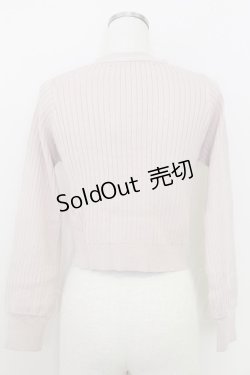 画像2: an another angelus / カリグラフィーローズプリント釦カーディガン  ピンク T-25-07-24-010-CA-TO-SA-ZI