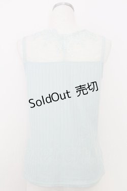画像2: axes femme / パールレースタンク  グリーン T-25-07-24-012-AX-TO-SA-ZT