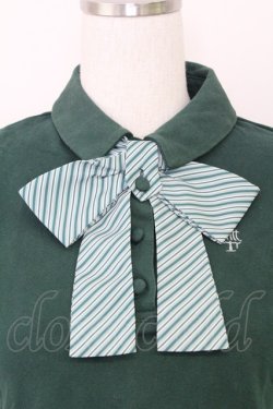 画像5: Fi.n.t / キャンディーストライプタイポロシャツ  グリーン T-25-07-24-013-CA-BL-SA-ZT
