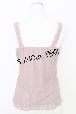 画像2: axes femme / レースキャミソール  ボルドー T-25-07-24-015-AX-TO-SA-ZI