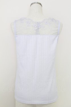 画像4: axes femme / 繊細レースタンク  ラベンダー T-25-07-24-017-AX-TO-SA-ZT