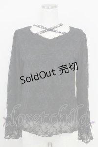 axes femme / バラクロス総レースインナー  黒 T-25-07-24-022-AX-TO-SA-ZI