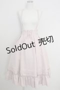 Amavel / Classical Doll サスペンダーミドルスカート  ピンク T-25-07-29-020-CA-SK-SA-ZT