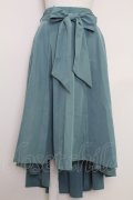 axes femme / ポケットフィッシュテールスカート  グリーン T-25-07-29-022-AX-SK-SA-ZT