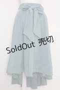 axes femme / ポケットフィッシュテールスカート  グリーン T-25-07-29-022-AX-SK-SA-ZI