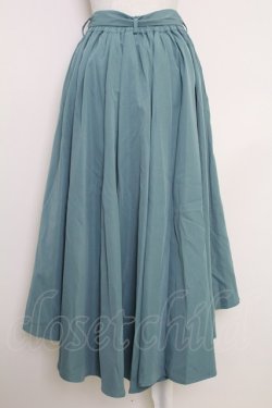 画像2: axes femme / ポケットフィッシュテールスカート  グリーン T-25-07-29-022-AX-SK-SA-ZT