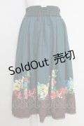 axes femme POETIQUE / ディズニー バンビ/スカート M グリーン T-25-07-29-023-AX-SK-SA-ZI