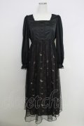 axes femme POETIQUE / 白雪姫モチーフワンピース  黒 T-25-07-29-003-AX-OP-SA-ZT