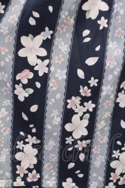 画像4: axes femme / ブルーミングサクラスカート  ネイビー T-25-07-29-024-AX-SK-SA-ZT