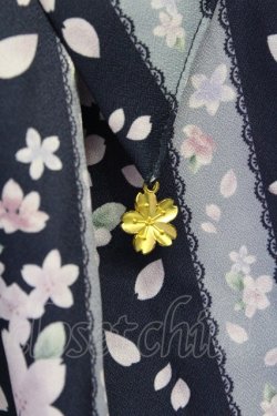 画像5: axes femme / ブルーミングサクラスカート  ネイビー T-25-07-29-024-AX-SK-SA-ZT