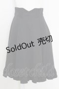 axes femme POETIQUE / フリルデザインタックスカート M ブラック T-25-07-29-025-AX-SK-SA-ZT