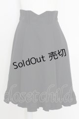 axes femme POETIQUE / フリルデザインタックスカート M ブラック T-25-07-29-025-AX-SK-SA-ZI