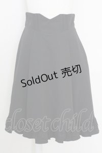 axes femme POETIQUE / フリルデザインタックスカート M ブラック T-25-07-29-025-AX-SK-SA-ZT