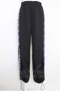 AXES-X / 和柄コラージュラインパンツ M ブラック T-25-07-29-026-AX-PA-SA-ZT