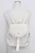 axes femme / フリルレースリュック  アイボリー T-25-07-29-029-AX-BG-SA-ZT