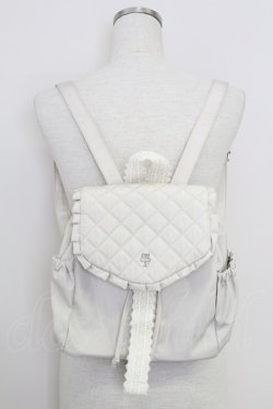 画像1: axes femme / フリルレースリュック  アイボリー T-25-07-29-029-AX-BG-SA-ZT