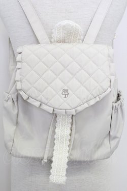 画像2: axes femme / フリルレースリュック  アイボリー T-25-07-29-029-AX-BG-SA-ZT