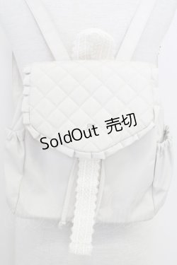 画像2: axes femme / フリルレースリュック  アイボリー T-25-07-29-029-AX-BG-SA-ZI