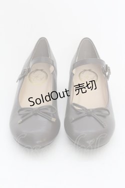 画像2: an another angelus / ストラップ付きリボンバレエシューズ L ブラウン T-25-07-29-033-CA-SH-SA-ZI