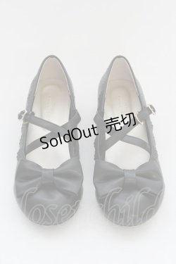 画像2: axes femme kawaii / クロスベルトリボンパンプス L ブラック T-25-07-29-034-AX-SH-SA-ZI