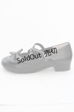 画像4: axes femme kawaii / クロスベルトリボンパンプス L ブラック T-25-07-29-034-AX-SH-SA-ZI