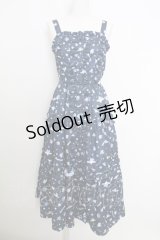 axes femme kawaii / シナモロールコラボジャンスカ M ネイビー T-25-07-29-008-AX-OP-SA-ZI