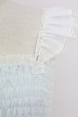 画像3: Secret Honey / シェル柄マーメイドワンピース  サックスX白 T-25-07-29-012-CA-OP-SA-ZI