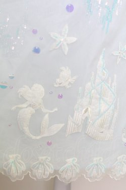 画像5: Secret Honey / シェル柄マーメイドワンピース  サックスX白 T-25-07-29-012-CA-OP-SA-ZI