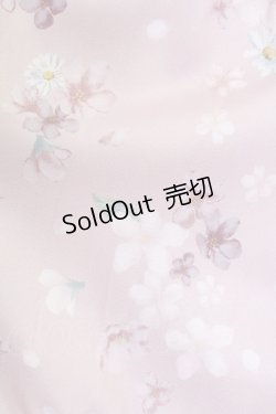 画像4: axes femme / 桜柄ティアードワンピース M ピンク T-25-07-29-016-AX-OP-SA-ZT406